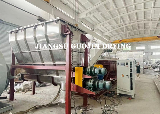 KJG-20 PLC/ボタン制御 連続ホールパドルドライヤー 10分 乾燥時間