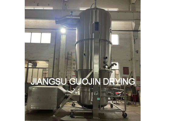 750kg 薬剤液体床粒機 8000m3/h ファンの容量 0.3-0.6Mpa 蒸気圧