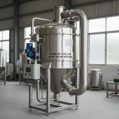 ステンレス鋼304 スプレードライヤー 最大スプレー径 4700mm 排出口温度 80～90度 除湿に適しています