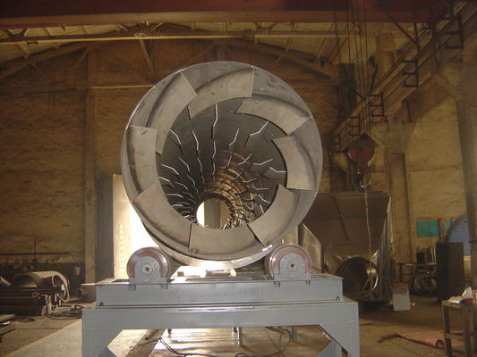 小さい500kg木片の熱気のドライヤー機械