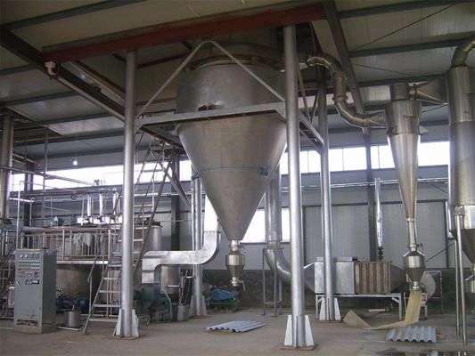 ステンレス鋼の化学薬品1000kg/hの産業噴霧乾燥器
