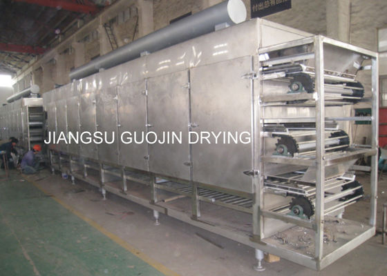 フルーツのための375kg/h蒸気暖房のコンベヤーの網ベルトのドライヤー