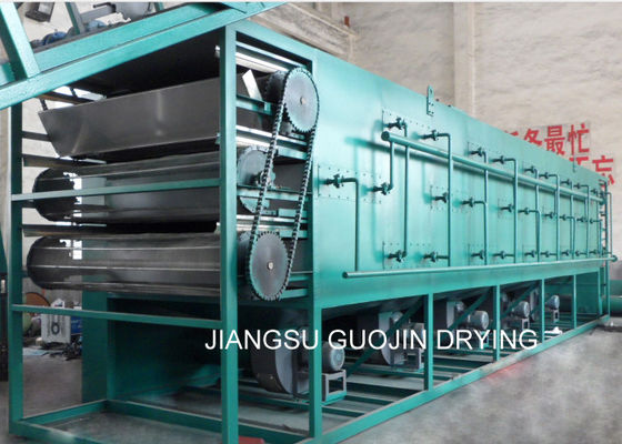 フルーツのための375kg/h蒸気暖房のコンベヤーの網ベルトのドライヤー