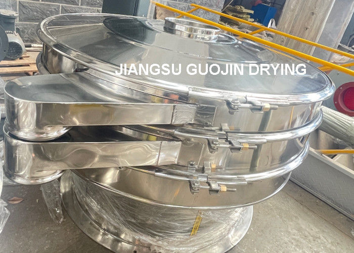 1-4 層 0.5-3kw 振動スクリーニング機器 380V/50Hz 450-1100 kg/h 容量