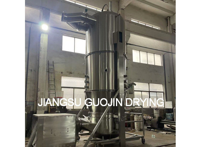 750kg 薬剤液体床粒機 8000m3/h ファンの容量 0.3-0.6Mpa 蒸気圧