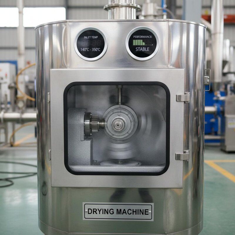 入口温度 140 から 350 メカニカルドライブを持つ干燥機 遠心噴霧頭 安定性とパフォーマンスを提供